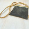 NAIS leather bag donkergrijs & lichtbruin