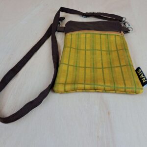 NAIS festival bag gele ruitjes