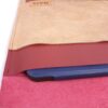 Laptophoes 100% leer rood suède 13" - Afbeelding 2