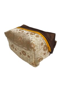 toilet bag bruin beige NAIS