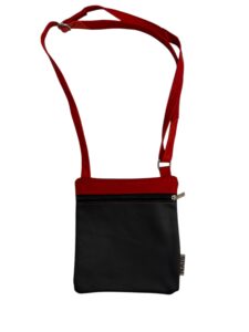 nais leather bag brown red